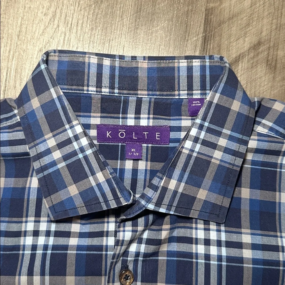 Kolte Plaid Long Sleeve Button Down - XL (17.5) - Picture 5 of 6